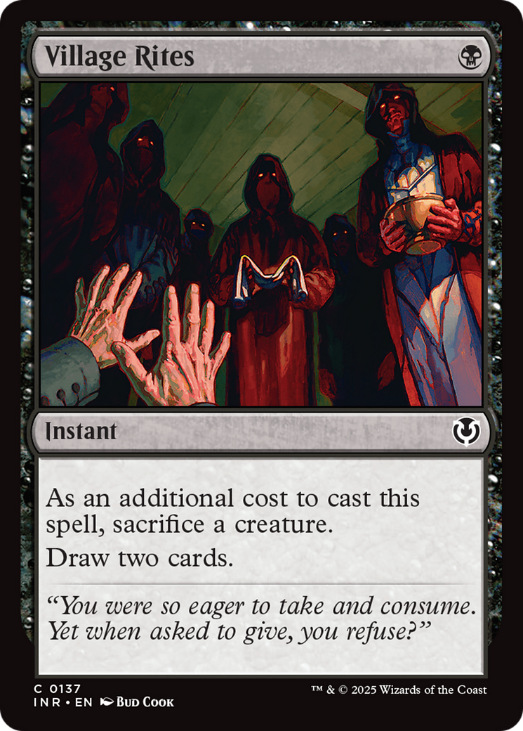 Village Rites (INR-137) [Innistrad Remastered] MTG Single Wizards of the Coast