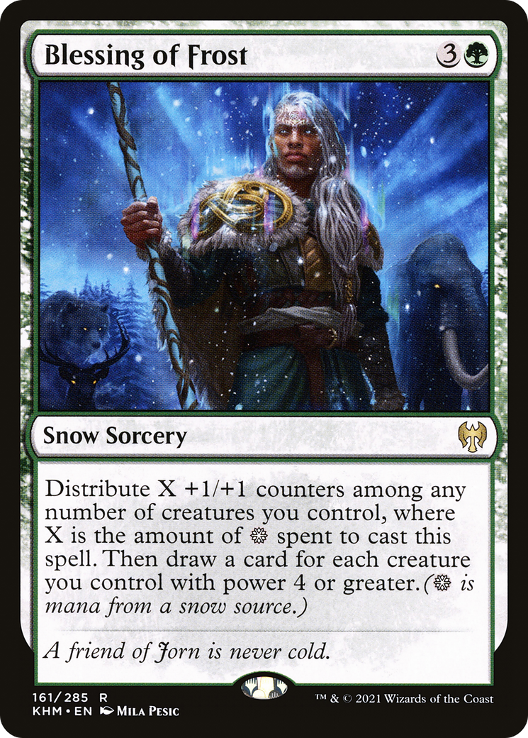 Blessing of Frost (KHM-161) [Kaldheim] Foil MTG Single Wizards of the Coast