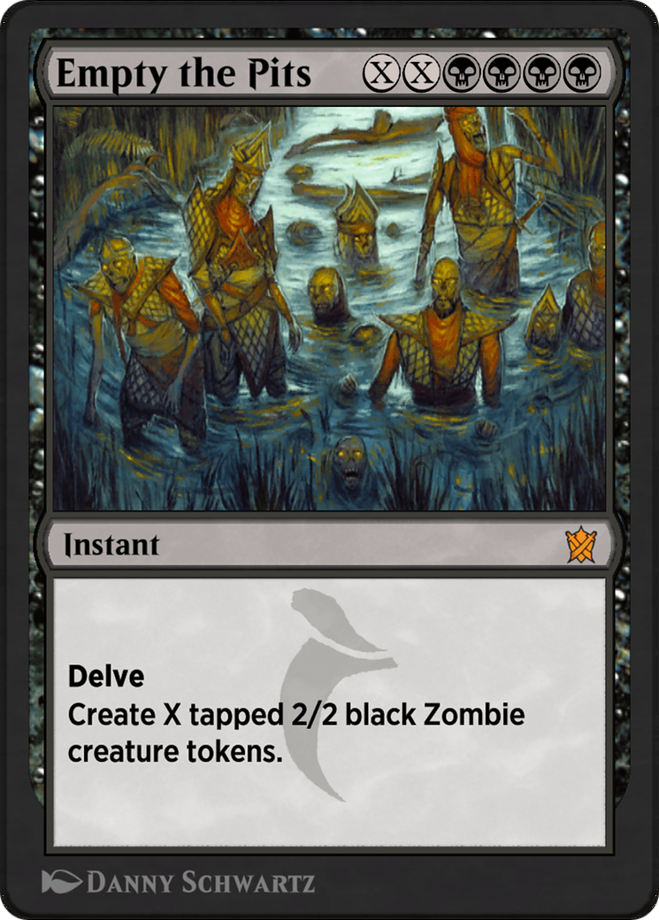 Empty the Pits (KTK-72Y) [Khans of Tarkir] MTG Single Wizards of the Coast