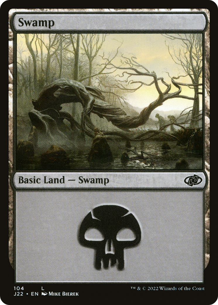 Swamp (J22-104) [Jumpstart 2022] MTG Single Wizards of the Coast