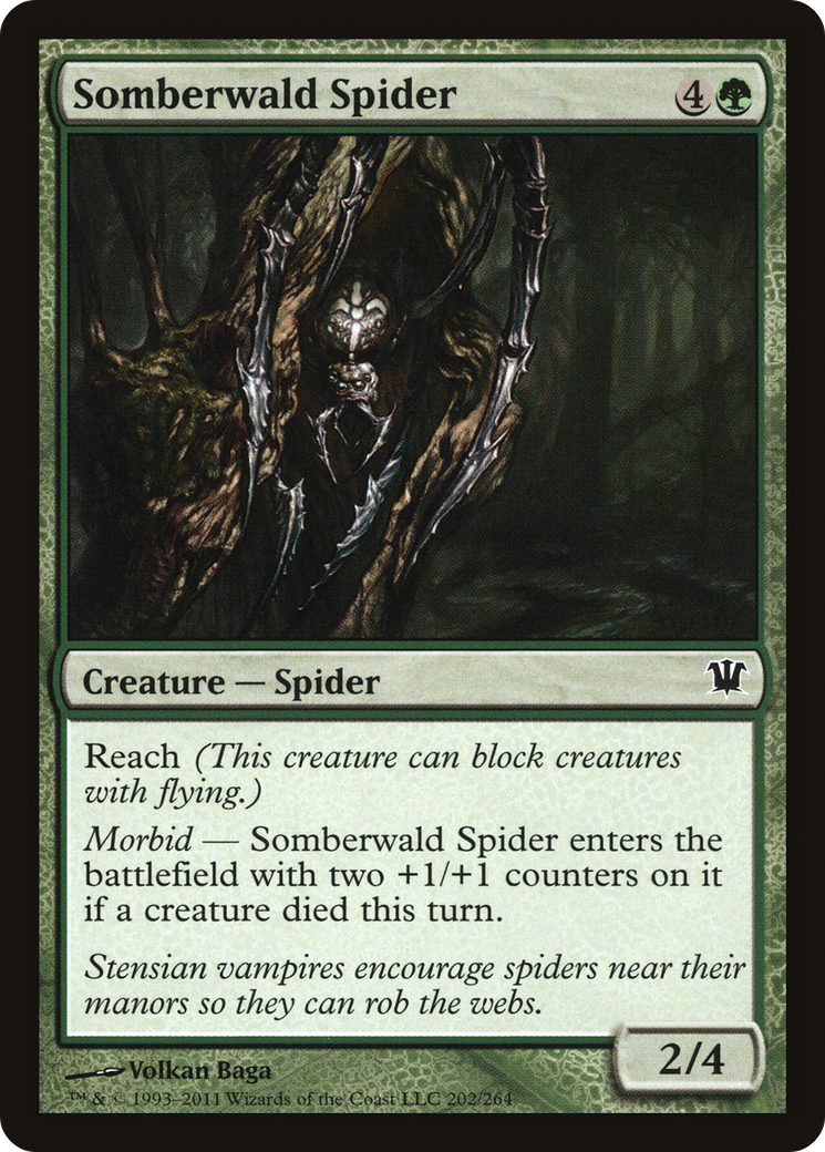 Somberwald Spider (ISD-202) [Innistrad] Foil MTG Single Wizards of the Coast