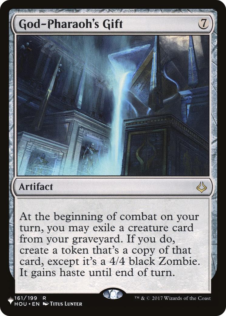 God-Pharaoh's Gift (LIST-HOU-161) [Mystery Booster] The List MTG Single Wizards of the Coast