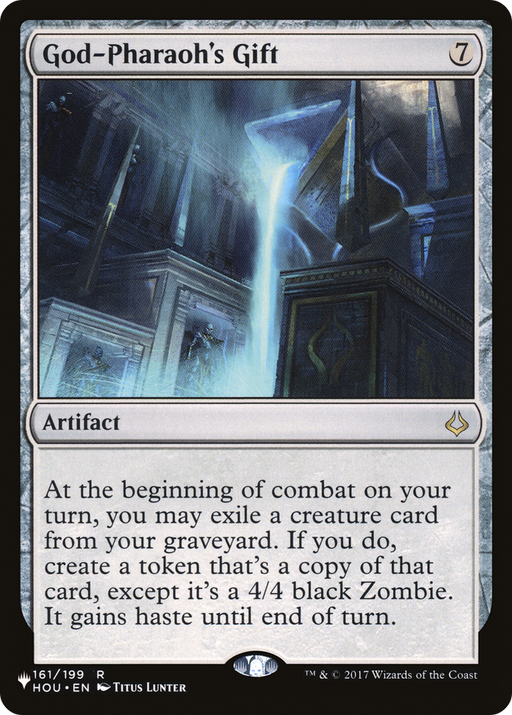 God-Pharaoh's Gift (LIST-HOU-161) [Mystery Booster] The List MTG Single Wizards of the Coast