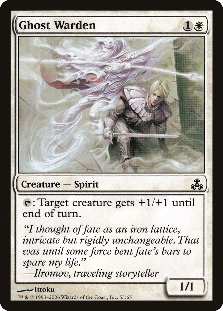 Ghost Warden (GPT-005) [Guildpact] Foil MTG Single Wizards of the Coast