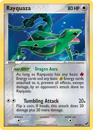 Rayquaza - 22/107 (22) - [Misc: Deck Exclusives] Holofoil Pokemon Single Pokémon