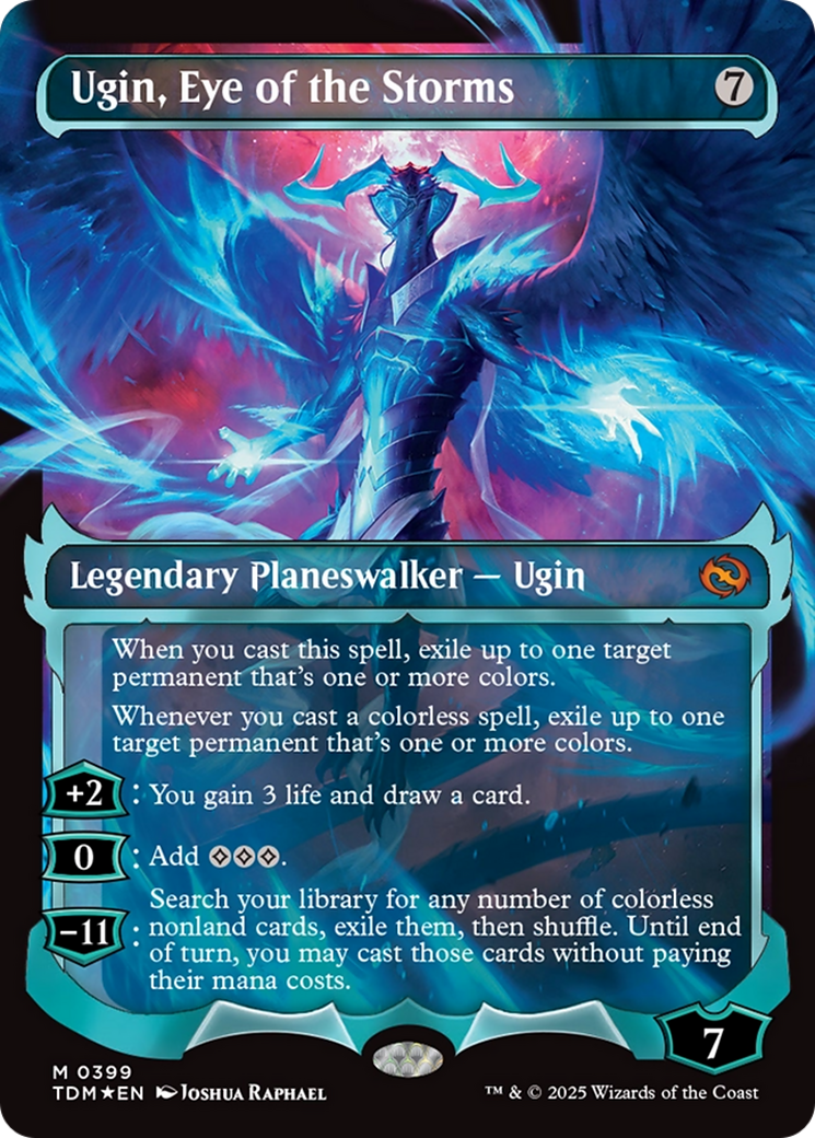 Ugin, Eye of the Storms (Showcase) - Japanese (TDM-399) [Tarkir: Dragonstorm] Foil MTG Single Wizards of the Coast
