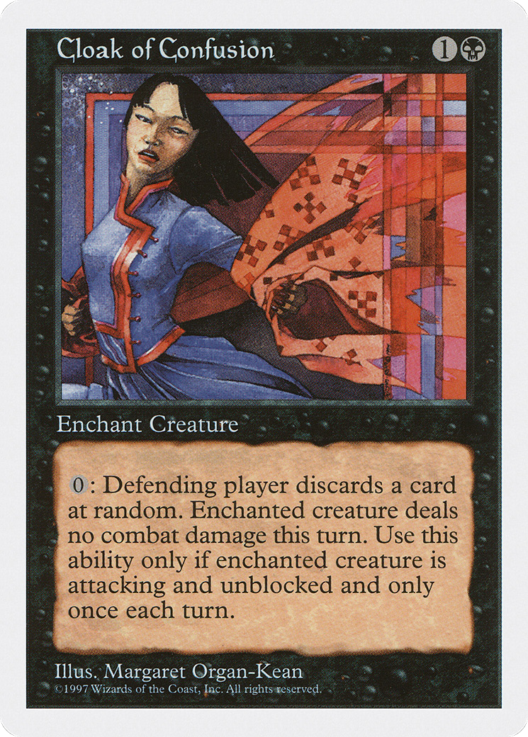 Cloak of Confusion (5ED-151) [Fifth Edition] MTG Single Wizards of the Coast