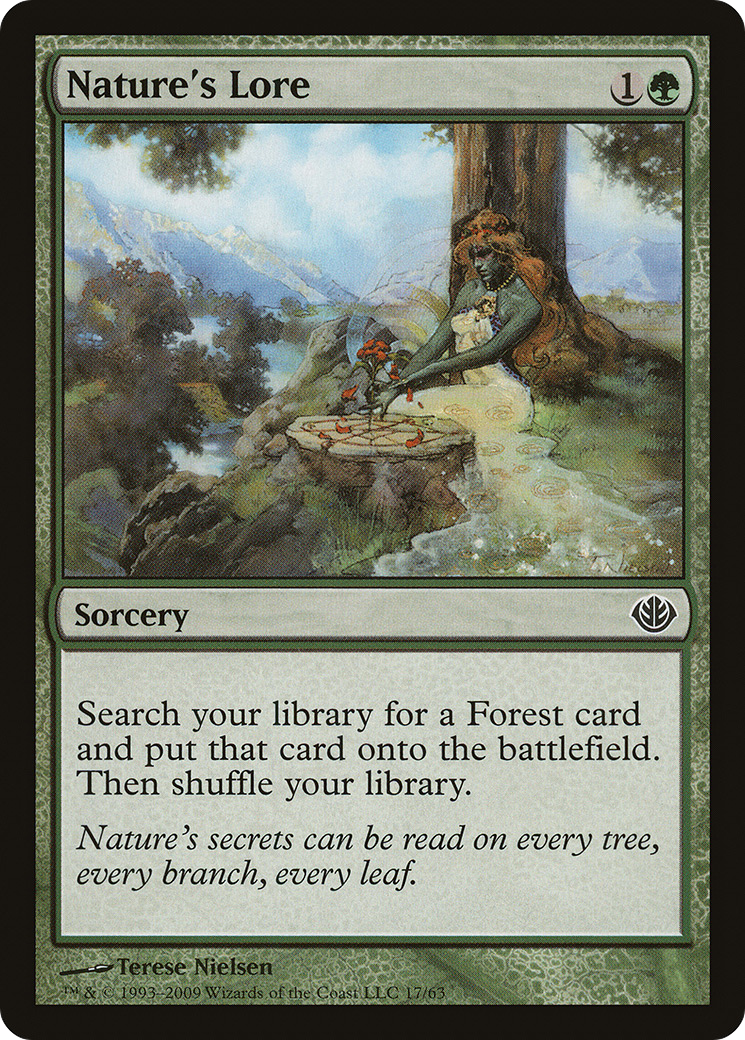Nature's Lore (DDD-017) [Misc] Duel Decks: Garruk vs. Liliana MTG Single Wizards of the Coast