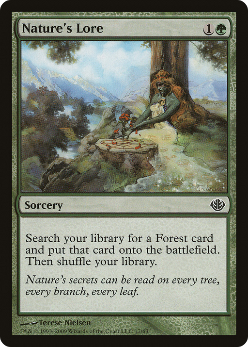 Nature's Lore (DDD-017) [Misc] Duel Decks: Garruk vs. Liliana MTG Single Wizards of the Coast