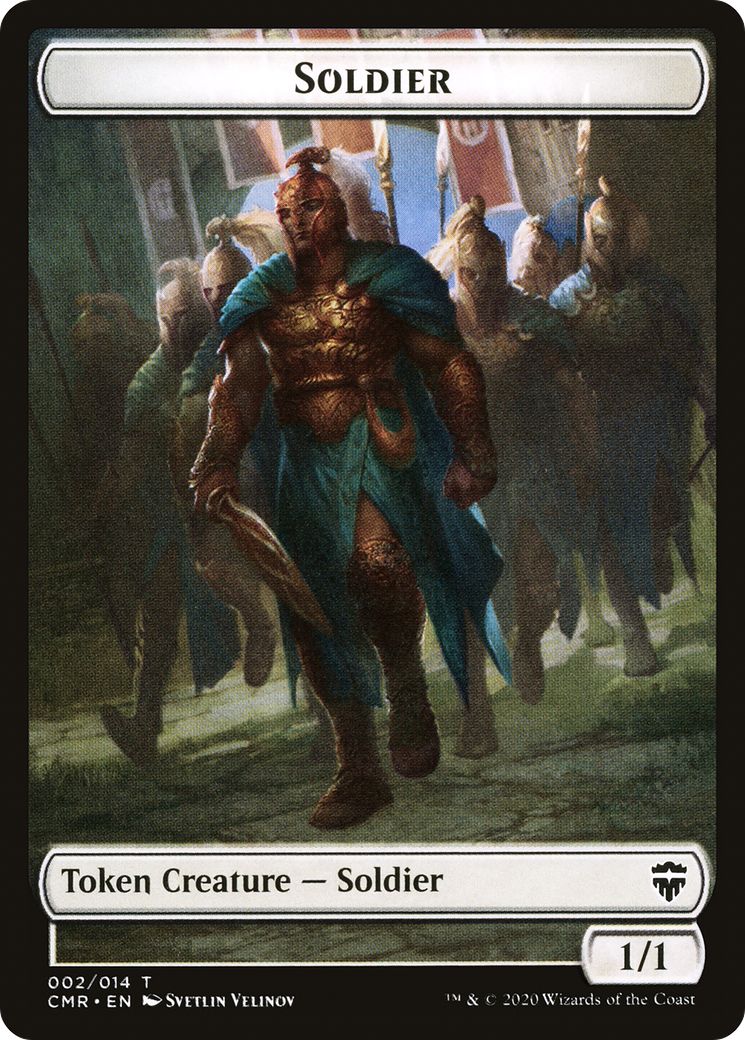 Soldier Token (CMR-002) [Tokens] Commander Legends Tokens MTG Single Wizards of the Coast