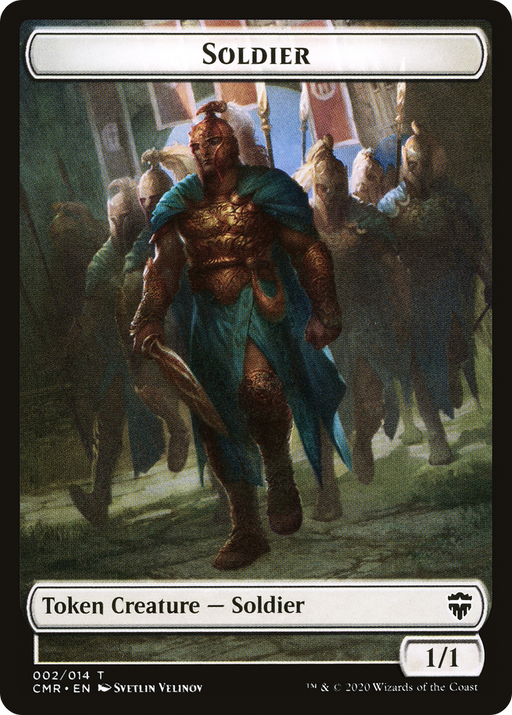 Soldier Token (CMR-002) [Tokens] Commander Legends Tokens MTG Single Wizards of the Coast
