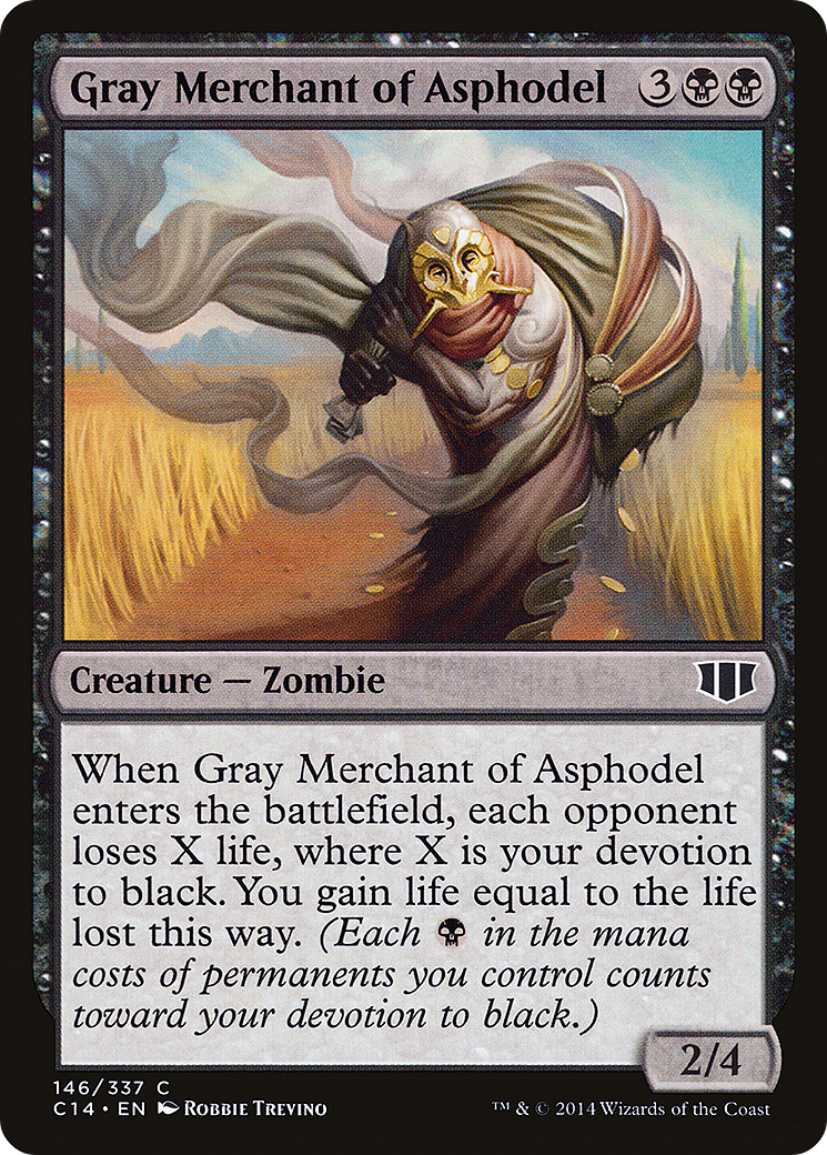 Gray Merchant of Asphodel (C14-146) [Commander 2014] MTG Single Wizards of the Coast