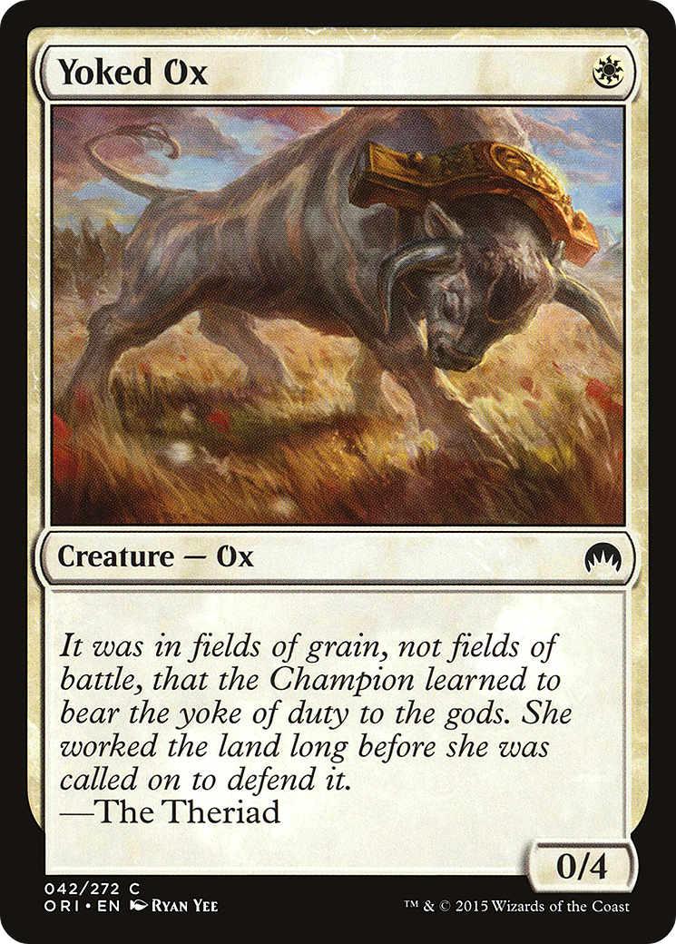 Yoked Ox (ORI-042) [Magic Origins] Foil MTG Single Wizards of the Coast