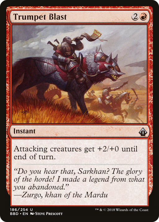 Trumpet Blast (BBD-186) [Battlebond] Foil MTG Single Wizards of the Coast