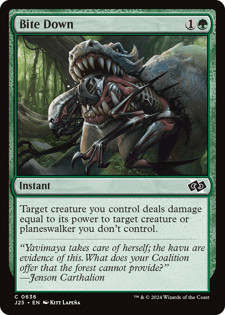 Bite Down (J25-636) [Foundations Jumpstart] MTG Single Wizards of the Coast
