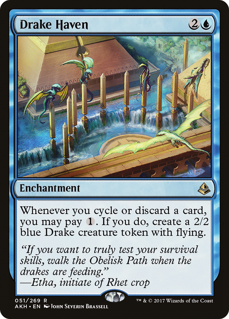 Drake Haven (AKH-051) [Amonkhet] MTG Single Wizards of the Coast