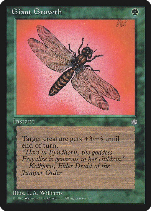 Giant Growth (ICE-) [Ice Age] MTG Single Wizards of the Coast