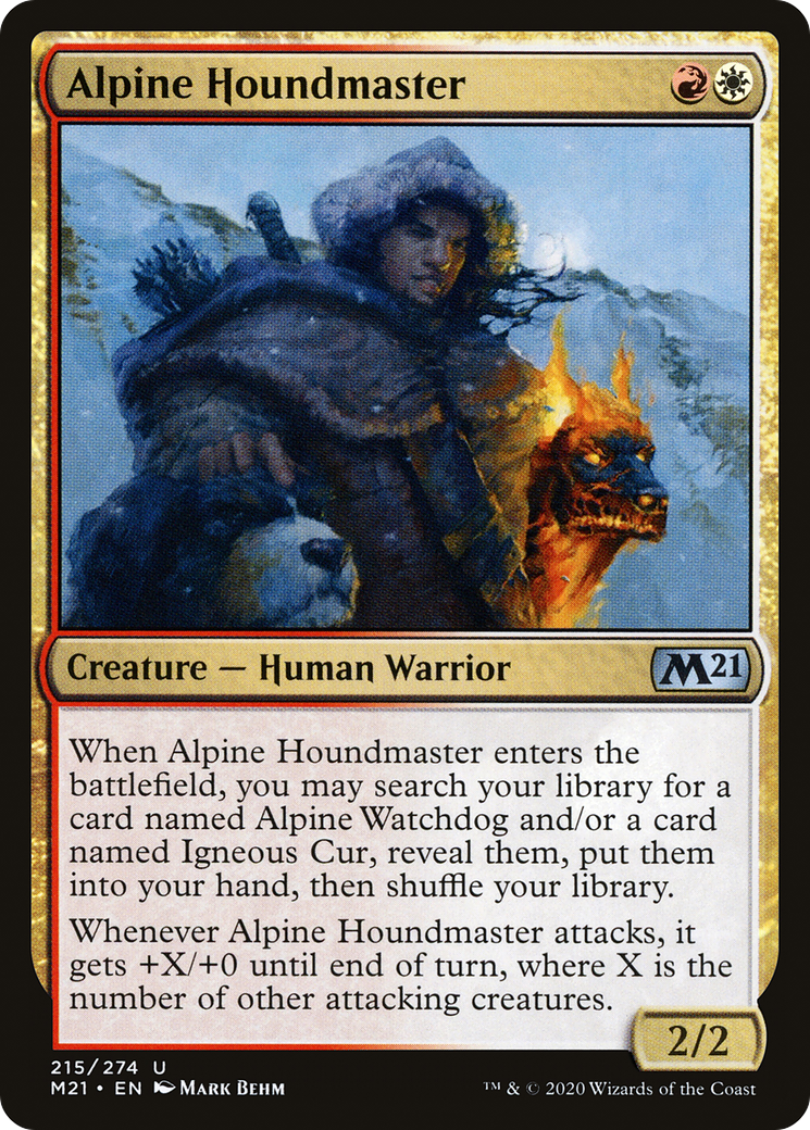 Alpine Houndmaster (M21-215) [Core Set 2021] MTG Single Wizards of the Coast
