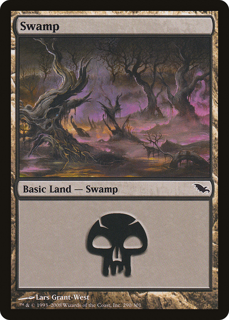 Swamp (SHM-290) [Shadowmoor] MTG Single Wizards of the Coast