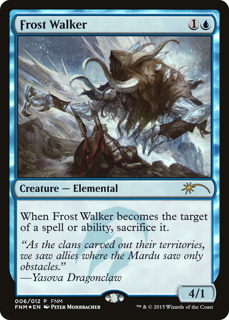 Frost Walker (FNM-006) [Misc] Friday Night Magic 2015 Foil MTG Single Wizards of the Coast