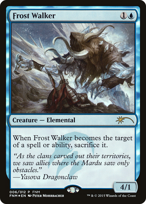 Frost Walker (FNM-006) [Misc] Friday Night Magic 2015 Foil MTG Single Wizards of the Coast