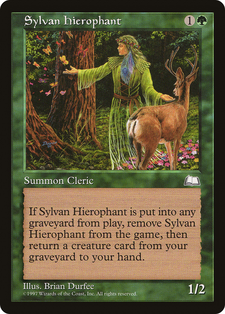 Sylvan Hierophant (WTH-) [Weatherlight] MTG Single Wizards of the Coast