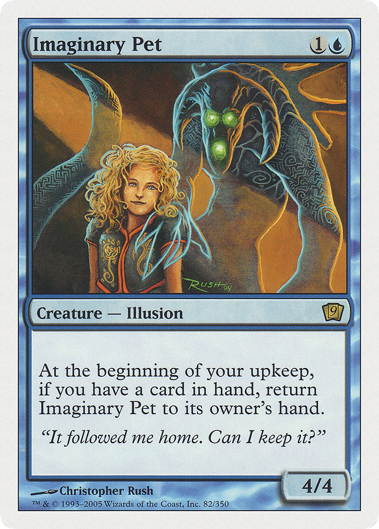 Imaginary Pet (9ED-082) [9th Edition] Foil MTG Single Wizards of the Coast