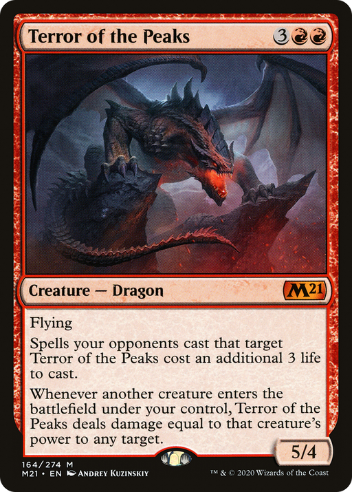 Terror of the Peaks (M21-164) [Core Set 2021] MTG Single Wizards of the Coast