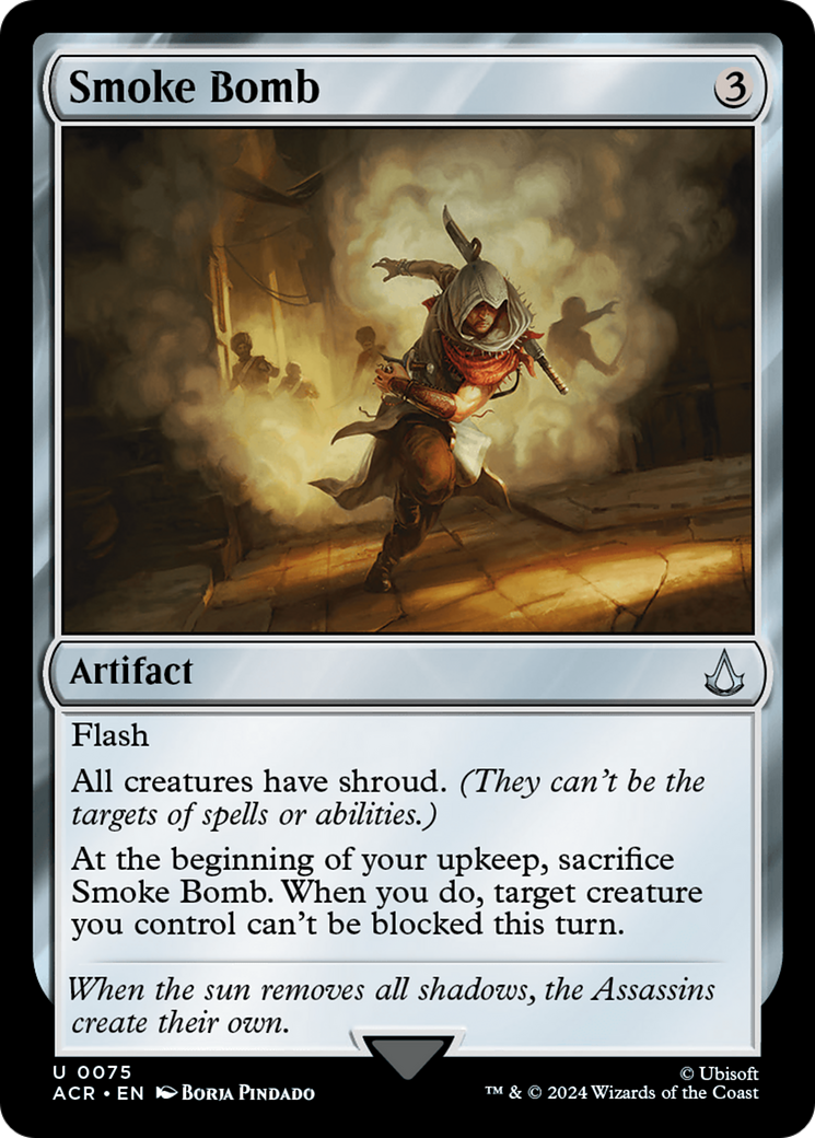Smoke Bomb (ACR-075) [Assassin's Creed] Foil MTG Single Wizards of the Coast