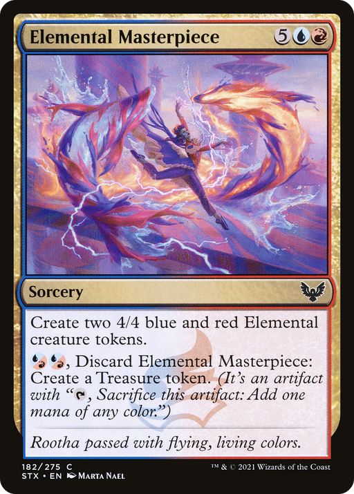 Elemental Masterpiece (STX-182) [Strixhaven: School of Mages] Foil MTG Single Wizards of the Coast