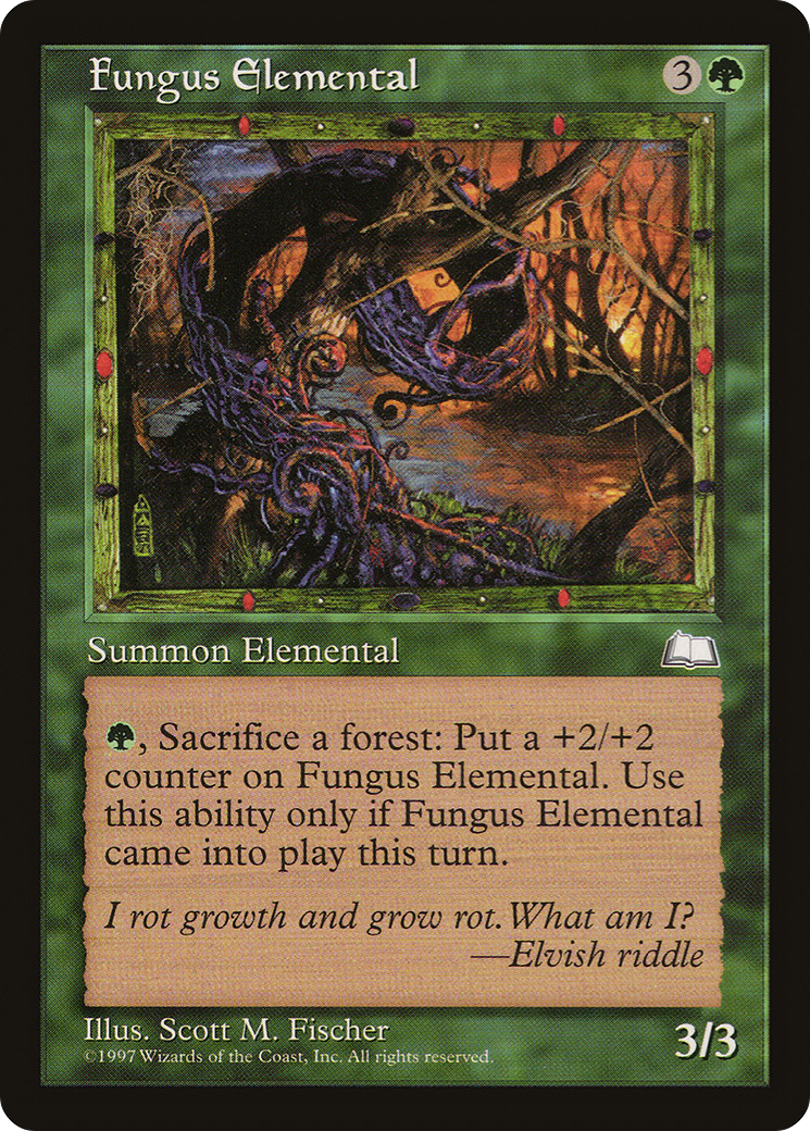 Fungus Elemental (WTH-) [Weatherlight] MTG Single Wizards of the Coast
