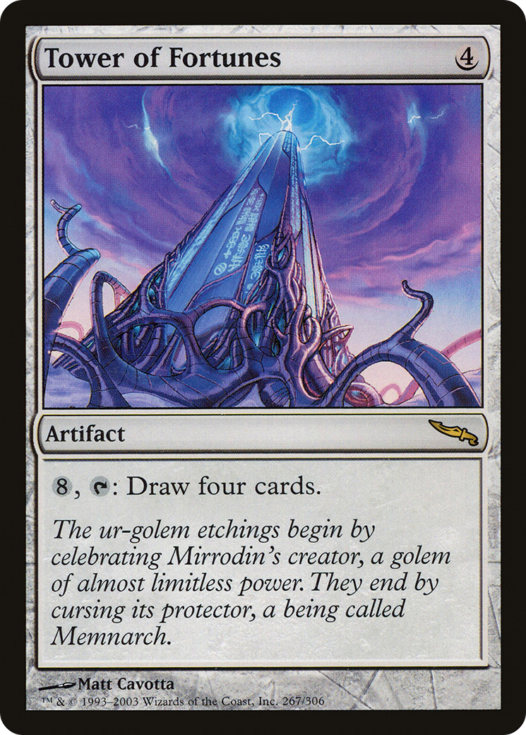 Tower of Fortunes (MRD-267) [Mirrodin] Foil MTG Single Wizards of the Coast