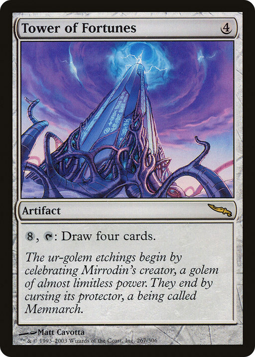 Tower of Fortunes (MRD-267) [Mirrodin] MTG Single Wizards of the Coast