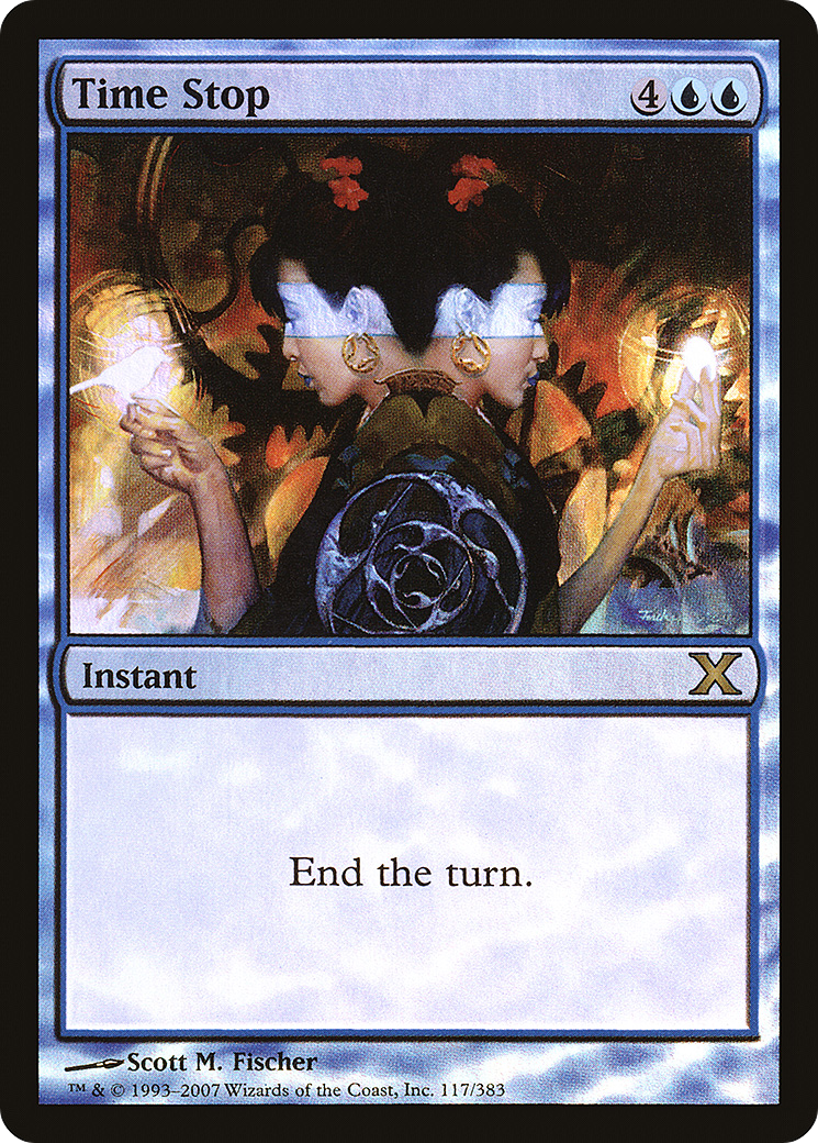 Time Stop (10E-117★) [Tenth Edition] Foil MTG Single Wizards of the Coast