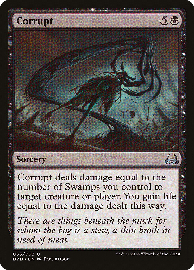 Corrupt (DVD) (DD3-055) [Misc] Duel Decks Anthology: Divine vs. Demonic MTG Single Wizards of the Coast