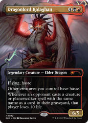Dragonlord Kolaghan // Dragonlord Kolaghan (SLD-1972) [Secret Lair] Drop (Borderless) MTG Single Wizards of the Coast