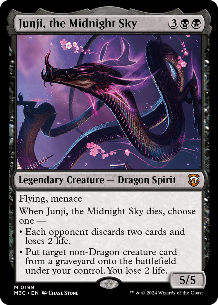 Junji, the Midnight Sky (M3C-199) [Modern Horizons 3 Commander] MTG Single Wizards of the Coast