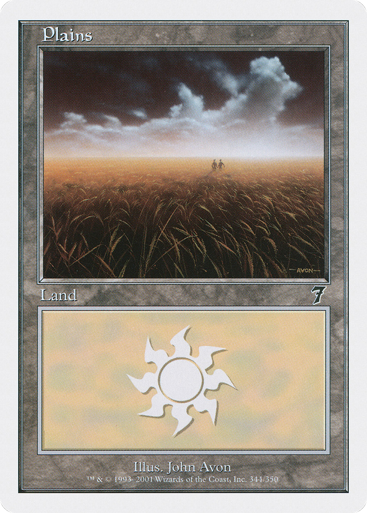 Plains (7ED-344) [Seventh Edition] MTG Single Wizards of the Coast