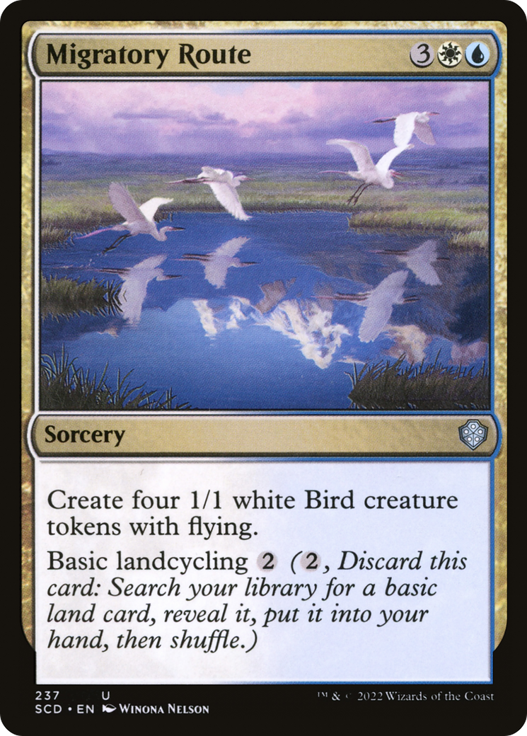 Migratory Route (SCD-237) [Starter Commander Decks] MTG Single Wizards of the Coast