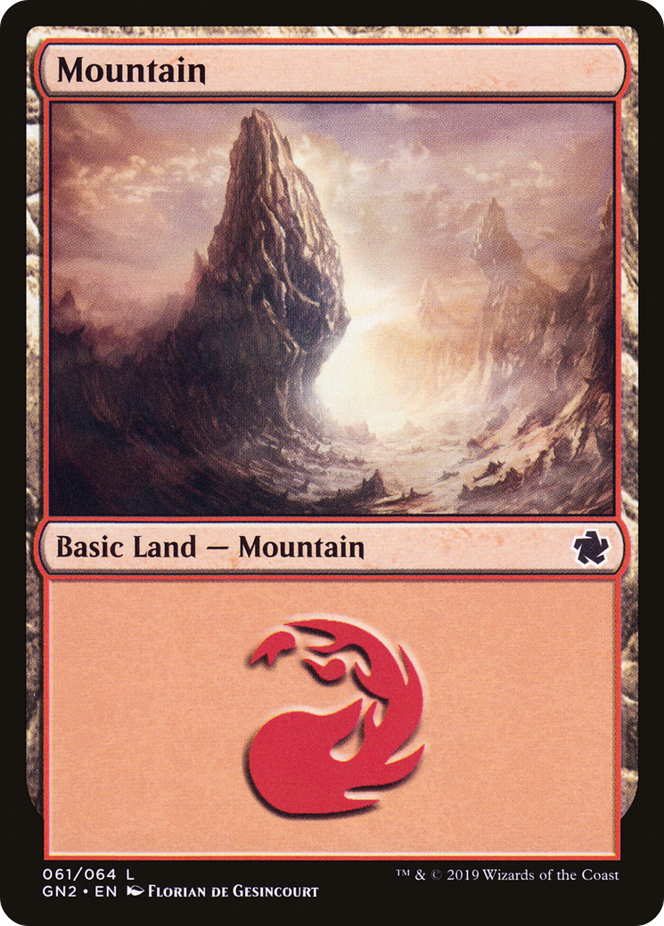 Mountain (GN2-061) [Misc] Game Night 2019 MTG Single Wizards of the Coast