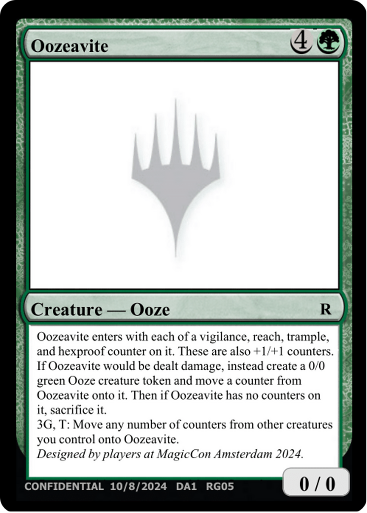Oozeavite (UNK-RG05B) [Misc] Unknown Event MTG Single Wizards of the Coast
