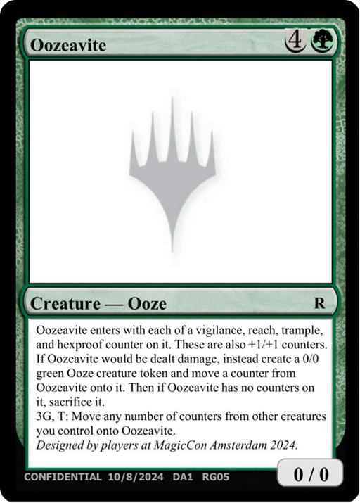Oozeavite (UNK-RG05B) [Misc] Unknown Event MTG Single Wizards of the Coast