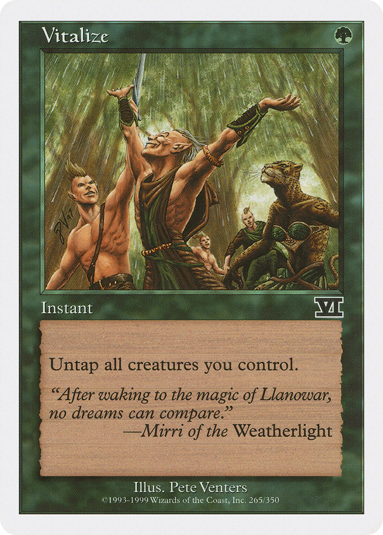 Vitalize (6ED-265) [Classic Sixth Edition] MTG Single Wizards of the Coast