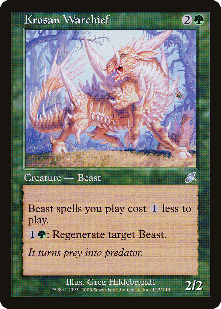 Krosan Warchief (SCG-123) [Scourge] MTG Single Wizards of the Coast