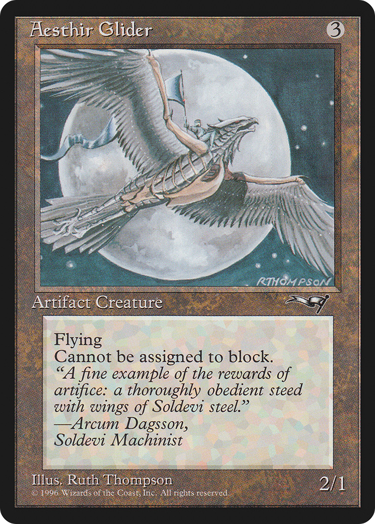 Aesthir Glider (ALL-116B) [Alliances] MTG Single Wizards of the Coast