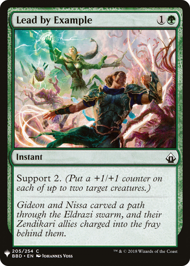 Lead by Example (LIST-BBD-205) [Mystery Booster] The List MTG Single Wizards of the Coast