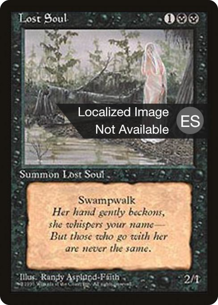 Lost Soul (4BB-145) [Fourth Edition Foreign Black Border] MTG Single Wizards of the Coast