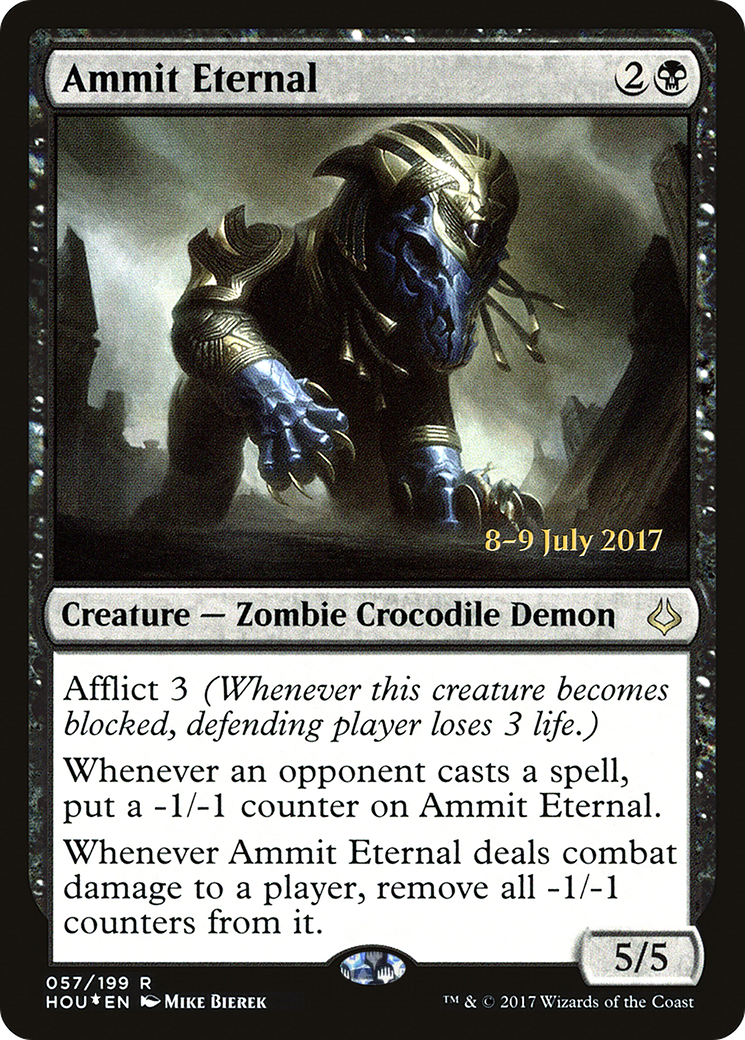 Ammit Eternal (PRE-057) [Hour of Devastation Promos] Foil MTG Single Wizards of the Coast