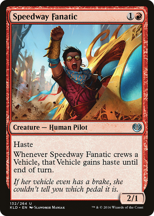 Speedway Fanatic (KLD-132) [Kaladesh] MTG Single Wizards of the Coast