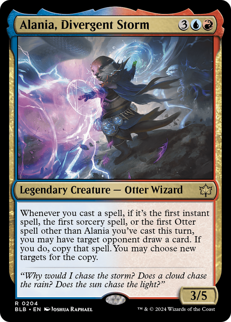 Alania, Divergent Storm (BLB-204) [Bloomburrow] Foil MTG Single Wizards of the Coast